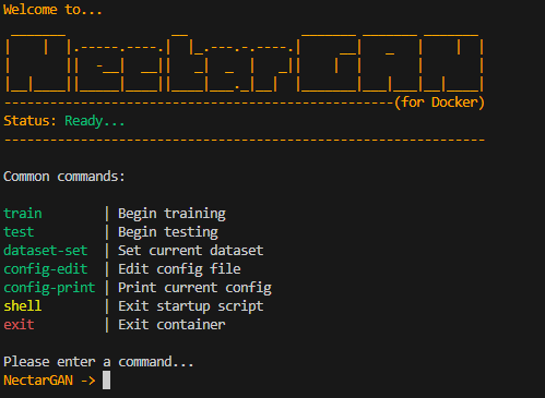 NectarGAN Docker Home